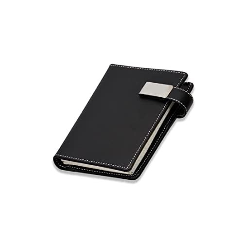 COI Black Corporate Pocket Diary | Executive Agenda List Notebook | Mini Schedule Stylish Planner for Collage | School | Students | Teachers with Calculator - Image 1