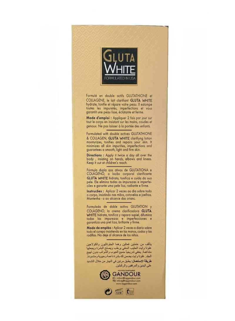 Gluta White Glutathione & Collagen Whitening Body Lotion 500ml - Image 2