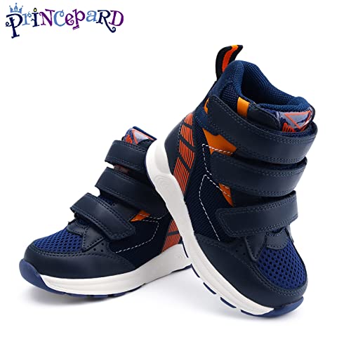 princepard Toddlers Orthopedic Shoes,Kids High Top Corrective Sneakers with Arch & Ankle Support for Girls and Boys to Correct Foot Problems Blue - Image 5