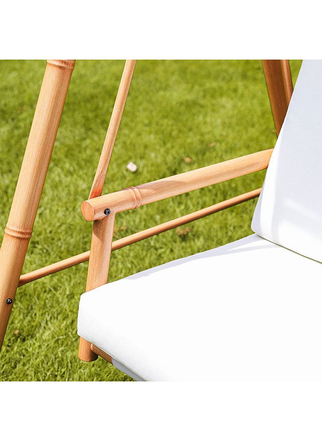 DANUBE HOME Sasha 3 Seater Swing Chair With Back Cushion Swing Chairs For Outdoor And Garden  - Image 4