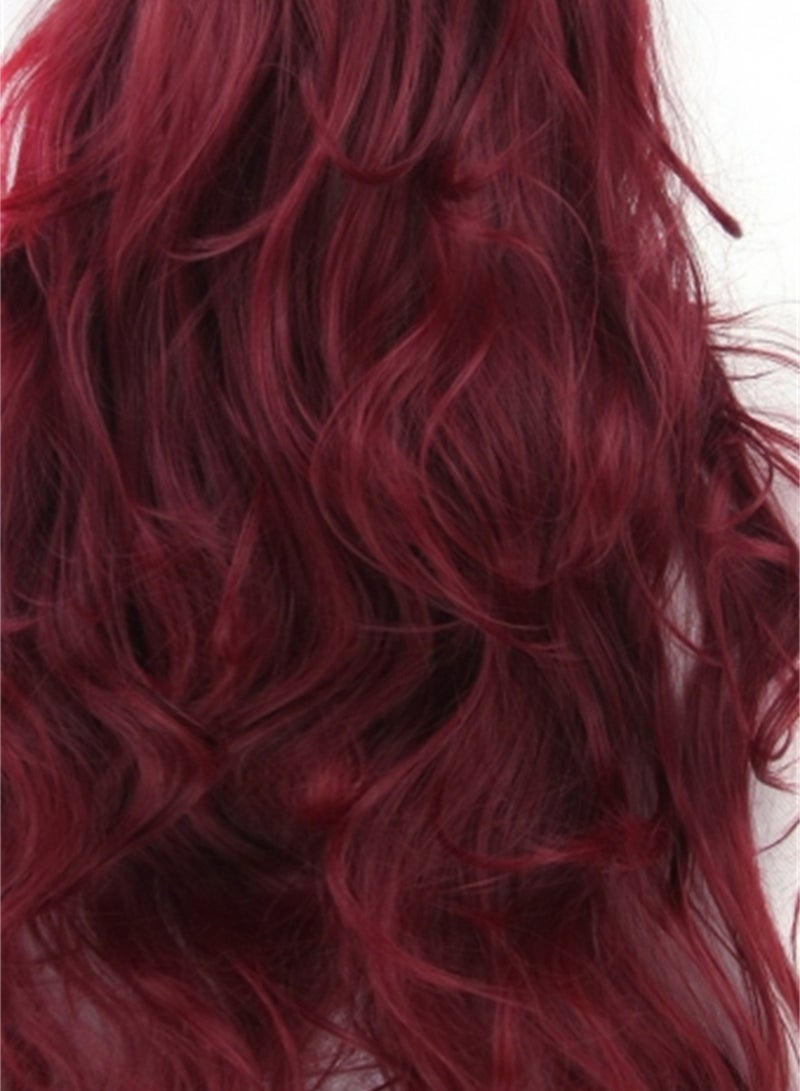 80cm anime long curly hair high temperature silk curly hair cosplay wig costumes dress up wig - Image 4