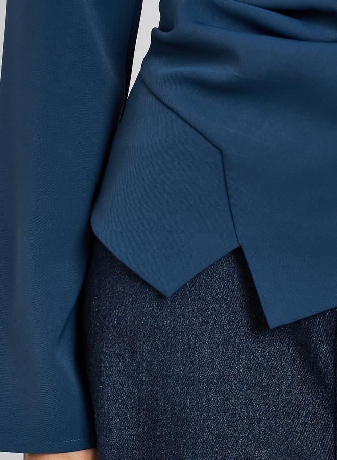 Styli Blue Long Sleeve Blouse - Image 3