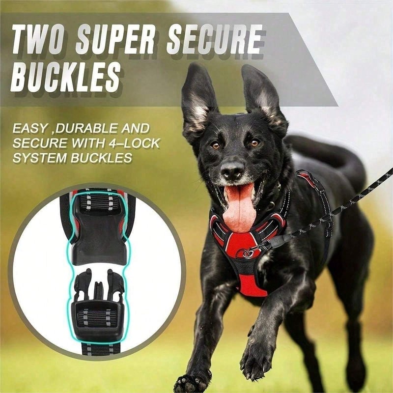 Purple Plush Reflective Dog Chest Harness With Handle And Buckle For Small To Medium Dogs - Image 3