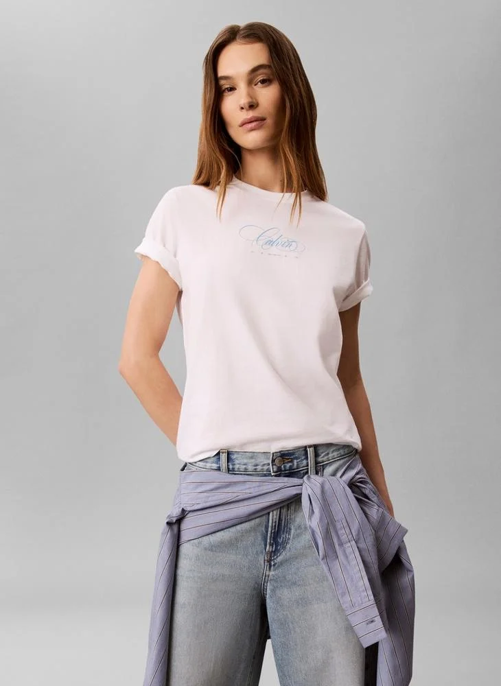 Logo Graphic Crew Neck T-Shirt