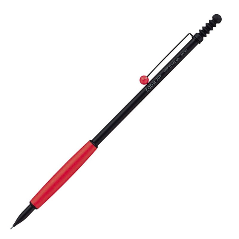 Tombow Pencil Mechanical Pencil 05mm ZOOM with Gift Case 707 BlackRed SHZS2 - Image 2