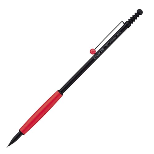 Tombow Pencil Mechanical Pencil 05mm ZOOM with Gift Case 707 BlackRed SHZS2 - Image 1