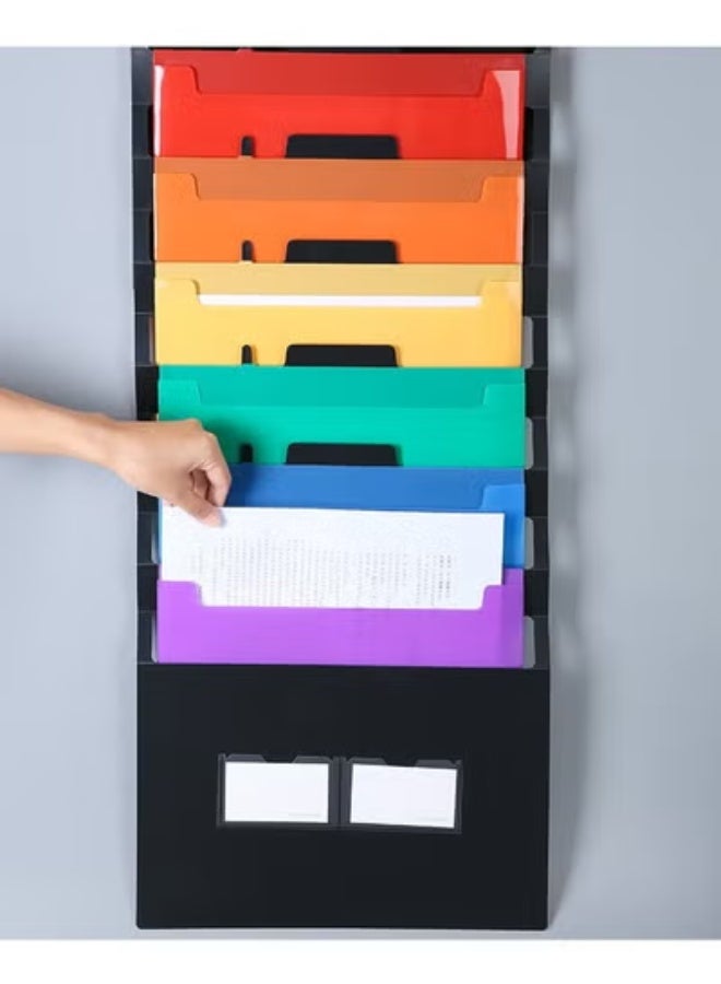 6-Pocket A4 Letter Folders Multicolour - Image 2