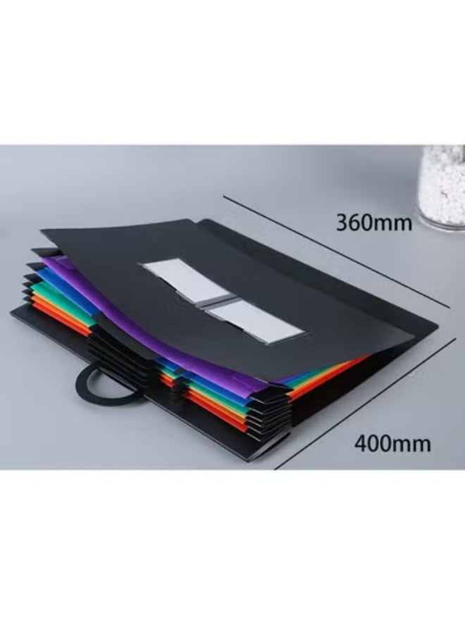 6-Pocket A4 Letter Folders Multicolour - Image 3
