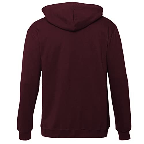 ADRO Believe in Your Self Printed Hoodie/Sweatshirt for Men (H22-M-INV-MR_Maroon_L) - Image 2