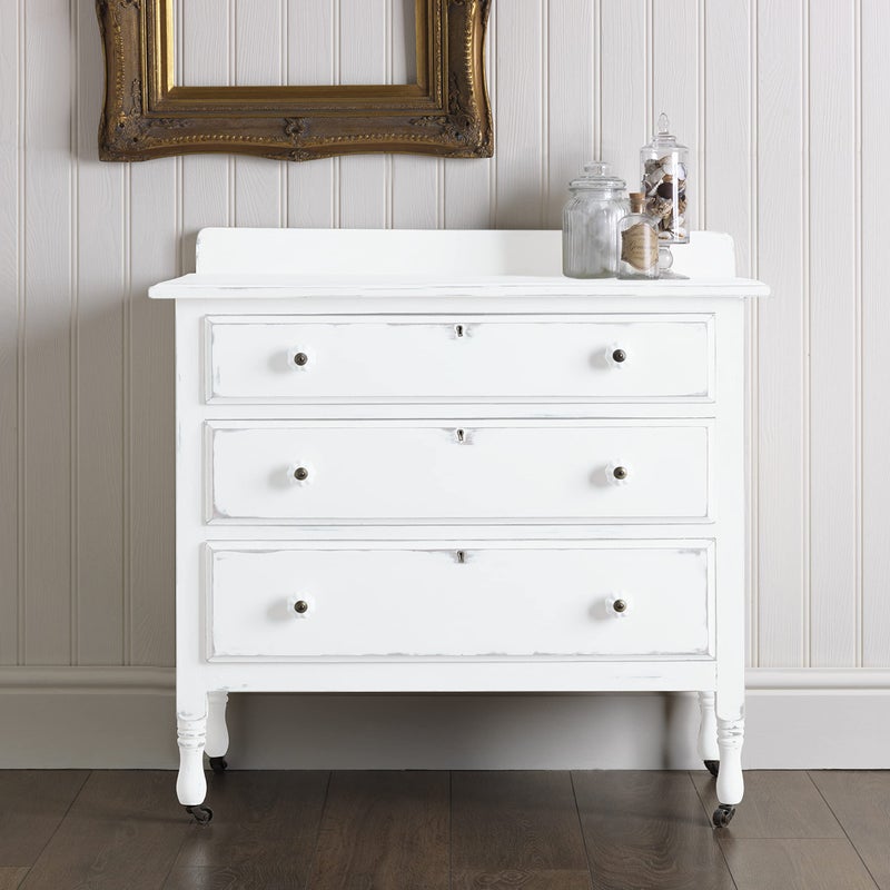 Rust-Oleum 285140 Chalked Ultra Matte Paint, 30 fl oz, Ultra Matte Linen White - Image 3