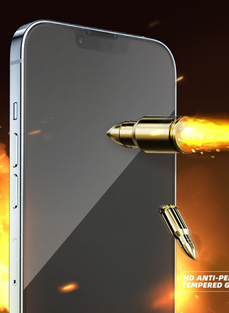 AS2 iPhone 14 Plus/13 Pro Max HD Anti-Spy Privacy Glass Protector  Max -   6.7 inch - Image 2