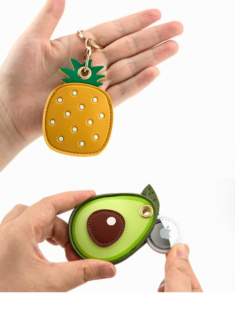 KASTWAVE 2 Pack 3 in 1 Protective Case Compatible with Huawei Tag / Tile Pro 2022 Mate Apple AirTag / Access Card Keychain Tracker Cover Key Ring for Bag / Suitcase, for Airtags Accessories - Image 5