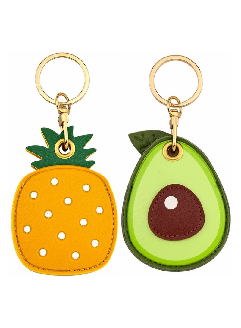 KASTWAVE 2 Pack 3 in 1 Protective Case Compatible with Huawei Tag / Tile Pro 2022 Mate Apple AirTag / Access Card Keychain Tracker Cover Key Ring for Bag / Suitcase, for Airtags Accessories - Image 1