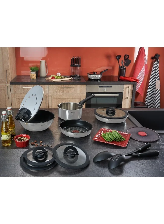 Tefal TEFAL Comfort Slotted Spoon Black