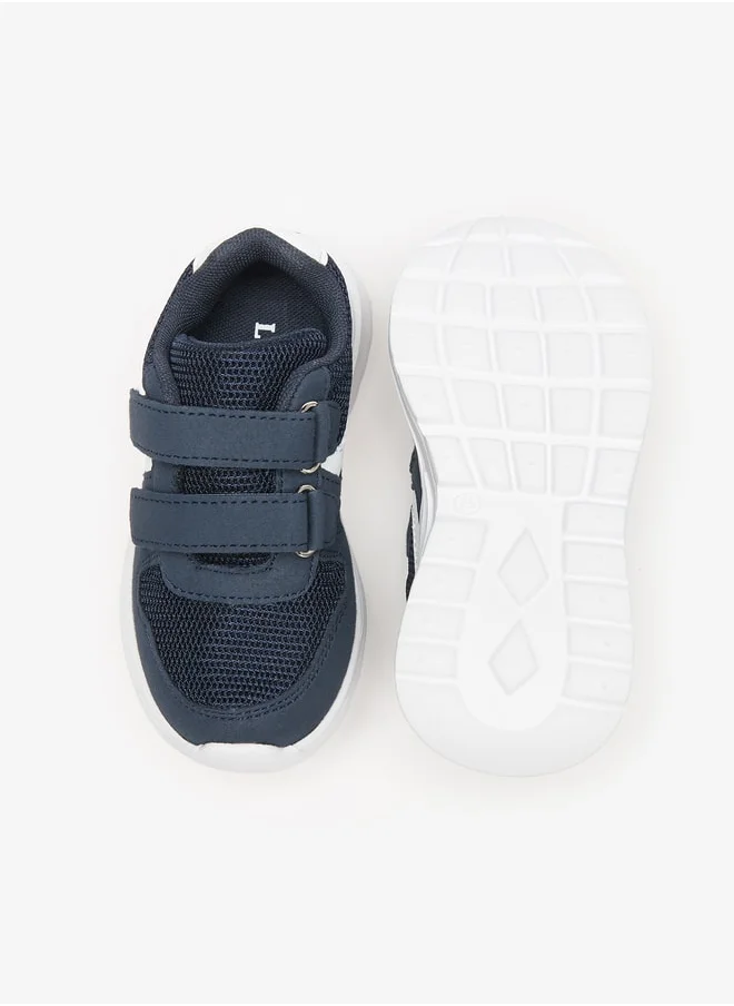 LBL by Shoexpress Boys Mesh Textured Sports Shoes With Hook And Loop Closure