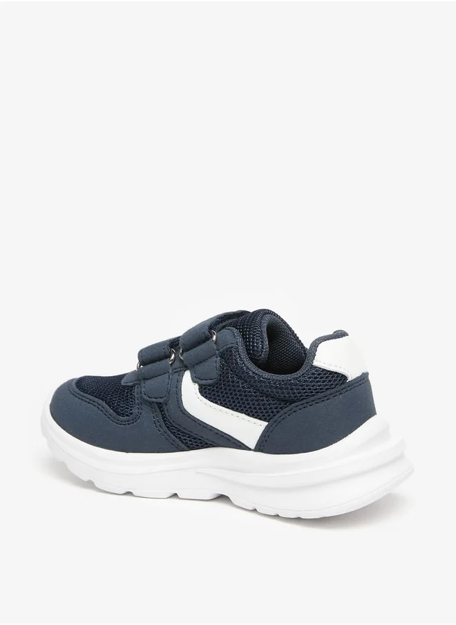 LBL by Shoexpress Boys Mesh Textured Sports Shoes With Hook And Loop Closure