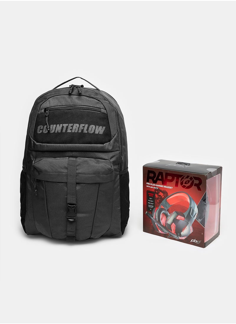 Generic Black Laptop Backpack + Free Gift (multicolor)  - Image 1