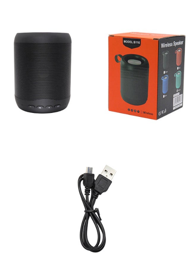 NIBEMINENT Portable High Volume Bluetooth Speaker Black  - Image 2