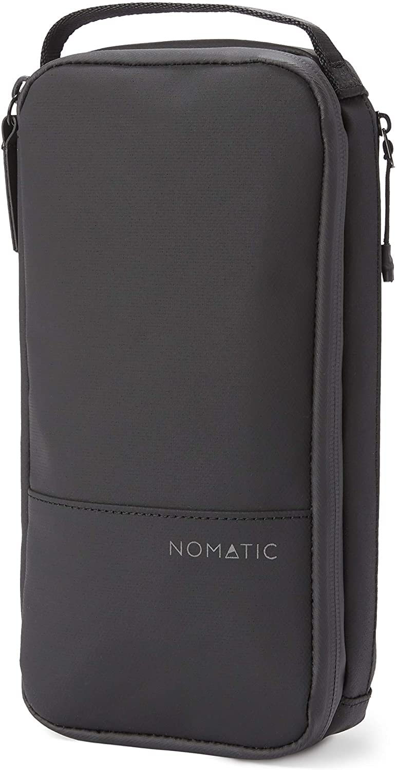 NOMATIC حقيبة أدوات التجميل NOMATIC للسفر - رائعة لأدوات التجميل بحجم السفر - حقيبة أساسية للسفر - حقيبة مكياج للسفر، (أسود)، كبير V2 - Image 1