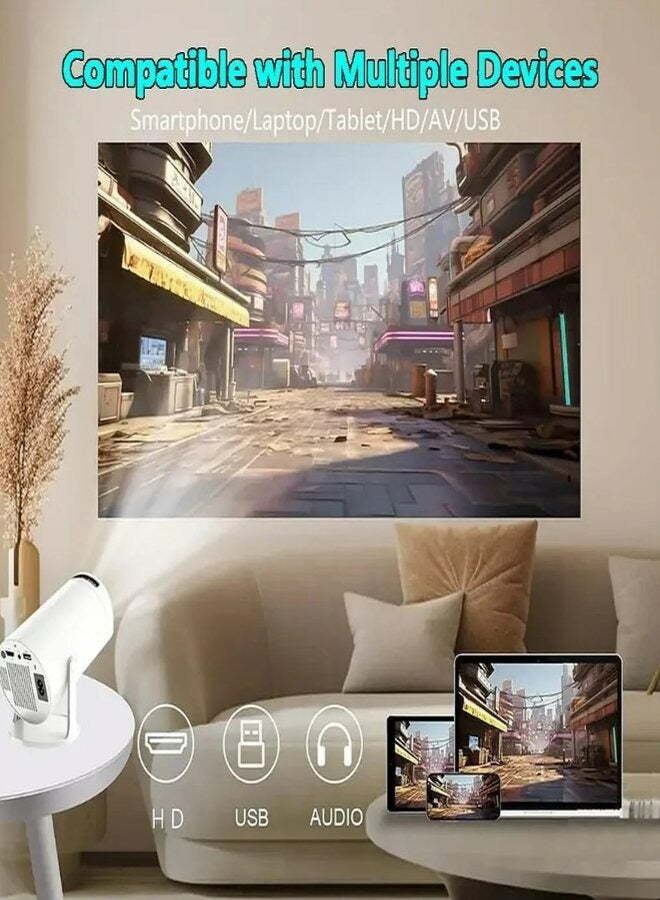 Projector Full HD 1080P 5G WIFI Portable Projector Pocket Home Theater Indoor and Outdoor Home Compatible TV Stick/HDMI/USB/PS5/iOS/PS4 - Image 2