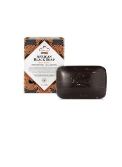 Nubian Heritage Nubian Heritage African Black Soap Bar with Oatmeal & Aloe Vera, 5 oz  - Image 1