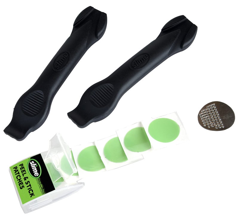 Slime 20483 SKABS, Bike Tire Repair, Peel-and-Stick Patches with Tire Levers - Image 2
