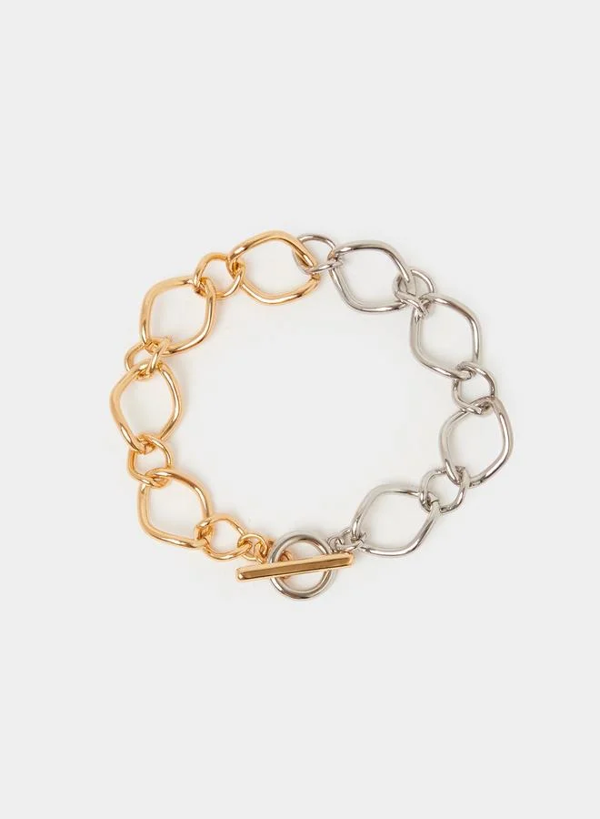 Styli Two-Tone Link Bracelet