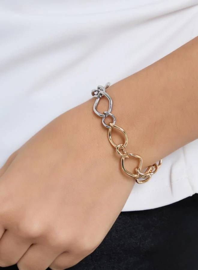 Styli Two-Tone Link Bracelet
