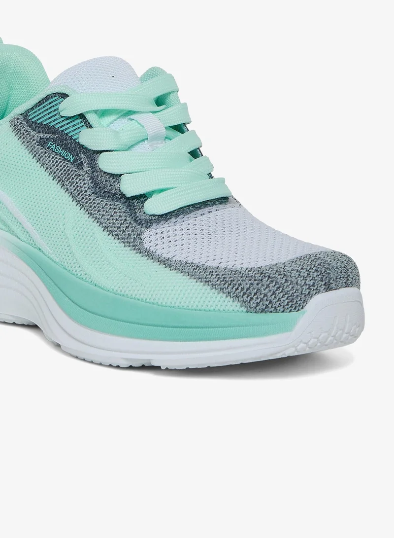 Geoomnii GREEN GEOOMNII All-Day Comfort with Sports Shoes for Women – Breathable Mesh, Cushioned Insole, Lightweight Feel, Non-Slip Grip, Flexible Fit for Women | Best Price UAE