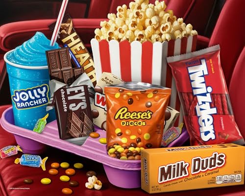Springbok Movie Night Treats 1000 Piece Jigsaw Puzzle for Adults Poster Now Included Hersheys Snacks Unique Cut Pieces Made in USA - Image 1