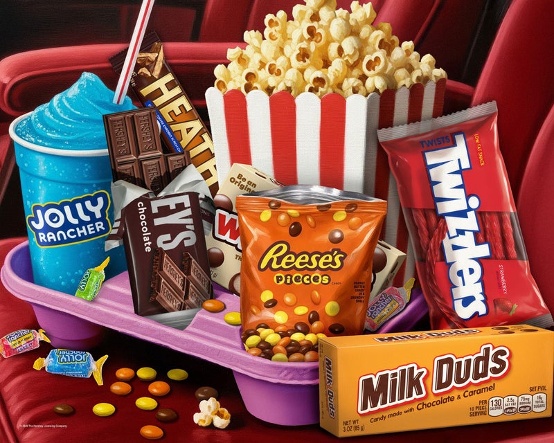 Springbok Movie Night Treats 1000 Piece Jigsaw Puzzle for Adults Poster Now Included Hersheys Snacks Unique Cut Pieces Made in USA - Image 3