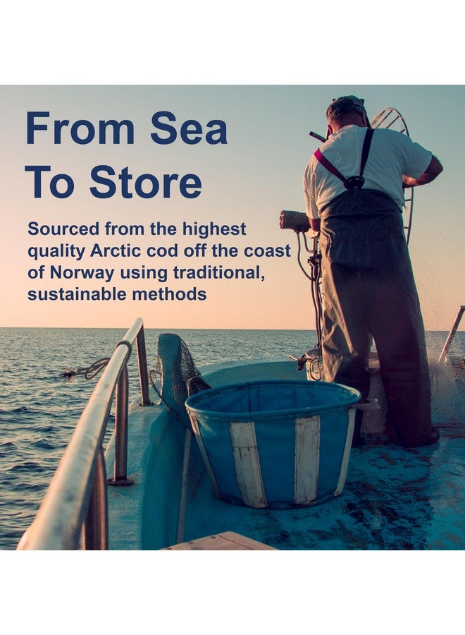 Carlson - Cod Liver Oil, 1100 mg Omega-3s, Liquid Fish Oil Supplement, Wild-Caught Norwegian Arctic , Sustainably Sourced Nordic Fish Oil Liquid, Lemon, 500 ml - Image 5