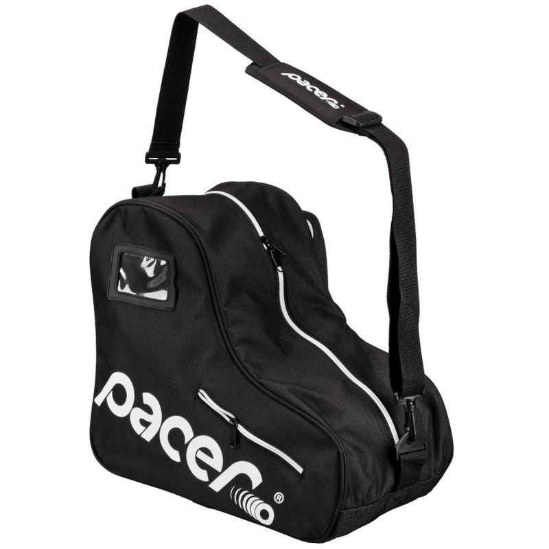 Pacer Skate Shape Bags Great for Quad Roller Skates or Inlines Black