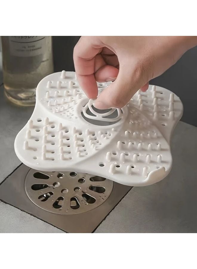 Upgraded Reusable Drain Filter Easy Installation And Cleaning White - Image 3
