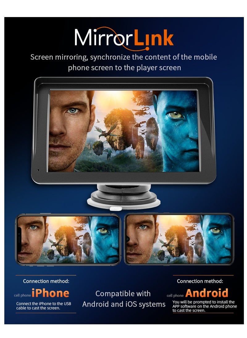 Generic 7 Inch HD Touched Screen Car Bluthooth MP5 Player Black - Image 5