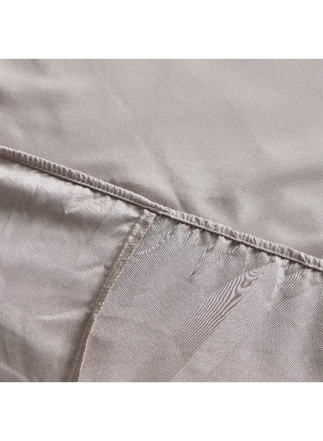 Home Box Derby Solid Microfiber Double Fitted Sheet - 140x200+25 cm - Image 5