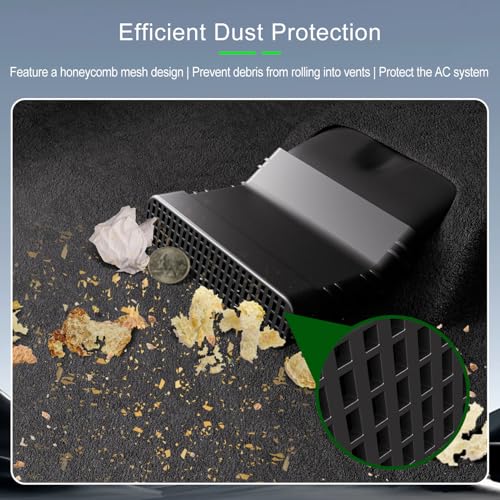 xipoqix Under Seat Vent Deflector Compatible with 2022-2025 Ford Maverick Rear Air Conditioning Vent Directional Extension Not for 2025 Lariat Replacement for 2022-2025 Ford Maverick Accessories - Image 5
