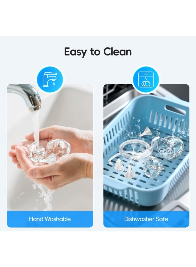 FDTY مصاصة أنف للأطفال، مصاصة أنف من النوع المستخدم في المستشفيات مع 9 مستويات شفط، ضوء ليلي ووظيفة تهدئة بأغاني الأطفال، مصاصة أنف كهربائية للأطفال - Image 5