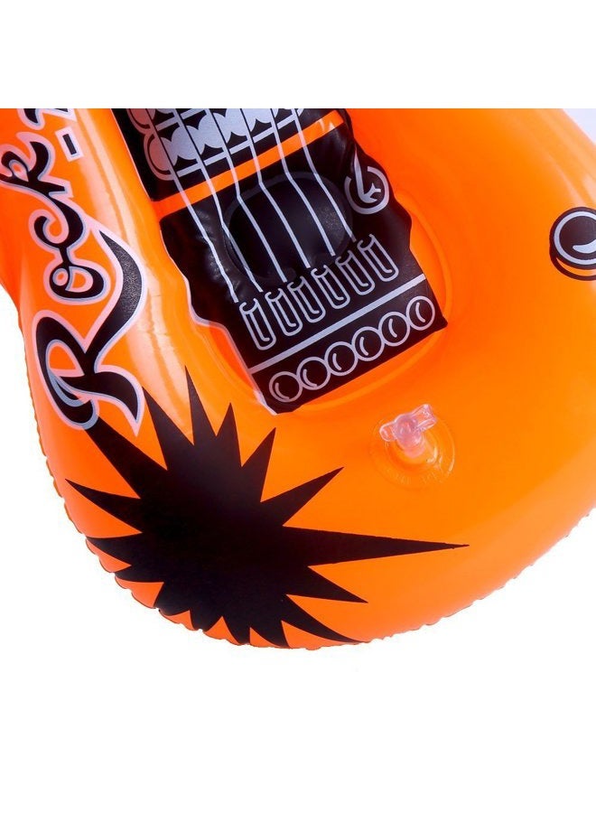 Decora 35 Inch Rock Star Inflatable Guitar Assorted Color for Children Party Accessories Inflatable Toys Pack of 6 - Image 4