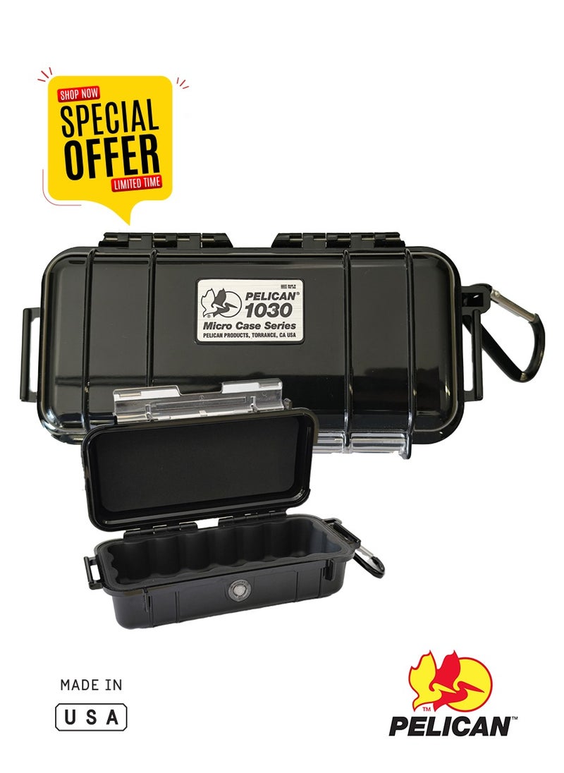 Pelican Pelican 1030 Micro Case (Black/Solid) 