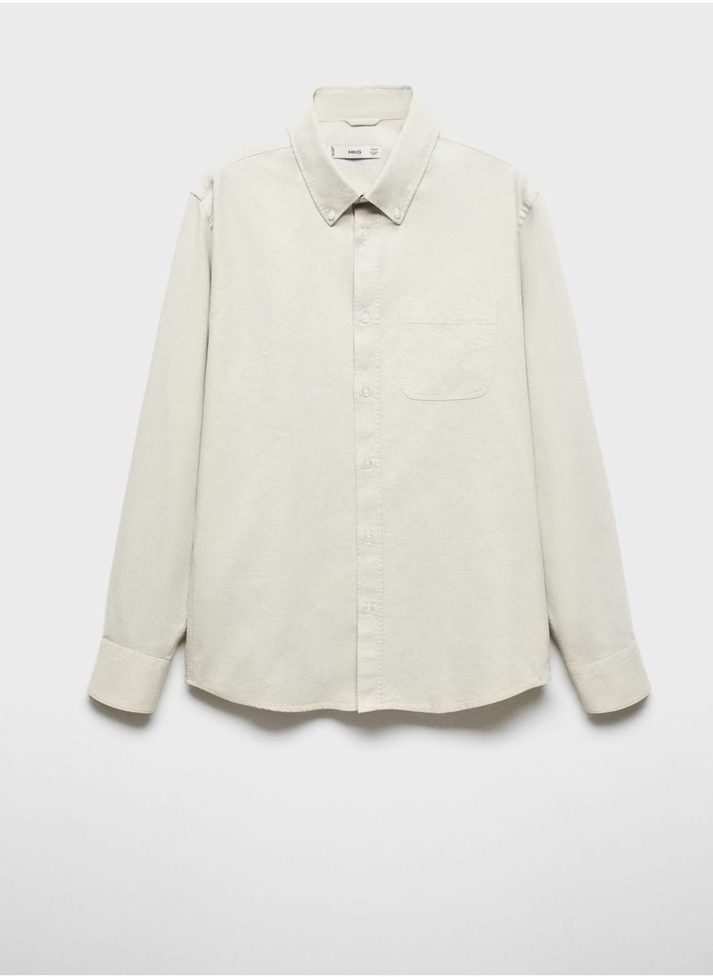 Mango Man - Essential Regular Fit Shirt - Image 1