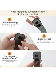 جنرال حقيبة متوافقة مع DJI Osmo Pocket 3، حقيبة مقاومة لجميع الظروف الجوية مع وصول سهل لعنصر التحكم، تنظيم حالة صلبة محمولة مع حزام أمان للإصبع لـ OSMO Pocket 3  - Image 5