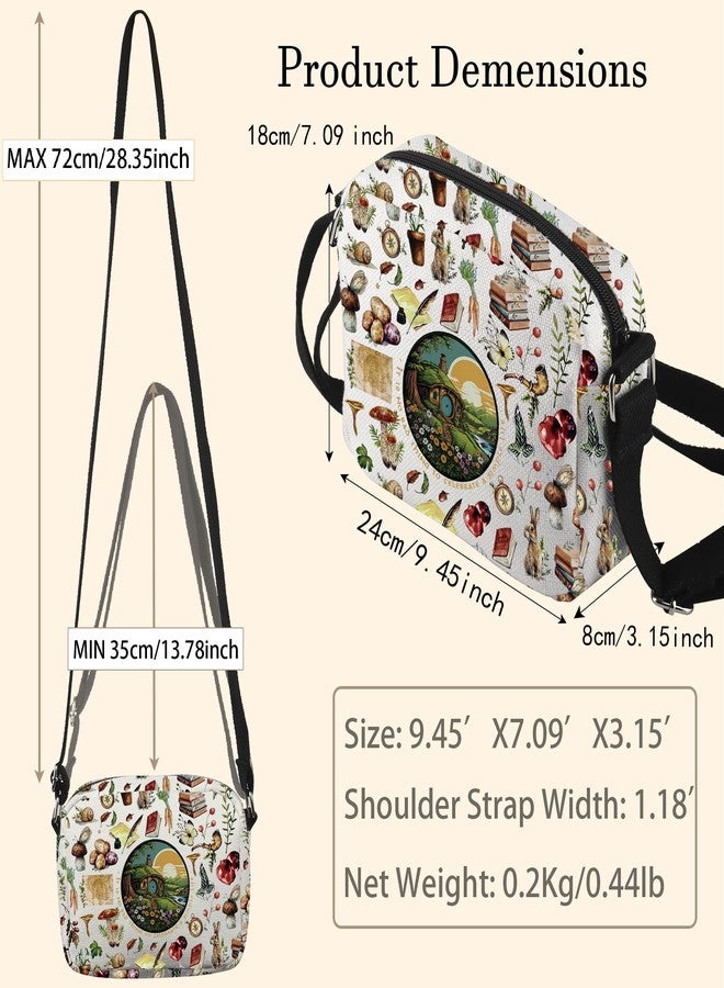 WCGXKO Fantasy Bookish Fandom Crossbody Bag L Ring Gift Literature Gift for Movie Fans (Movie Cro-s) - Image 2