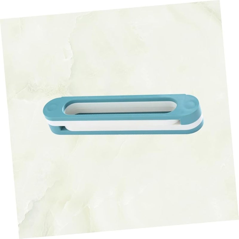 Blue Wall Mounted Shoe Rack Foldable Towel Storage Shelf Bathroom Entryway Organizer - Image 3