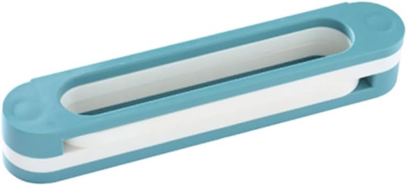 Blue Wall Mounted Shoe Rack Foldable Towel Storage Shelf Bathroom Entryway Organizer - Image 2