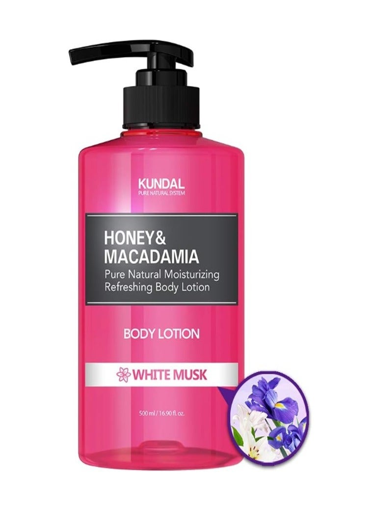 كاندال لوشن الجسم النقي بالعسل والمكاداميا بالمسك الأبيض 500 مل - Image 1