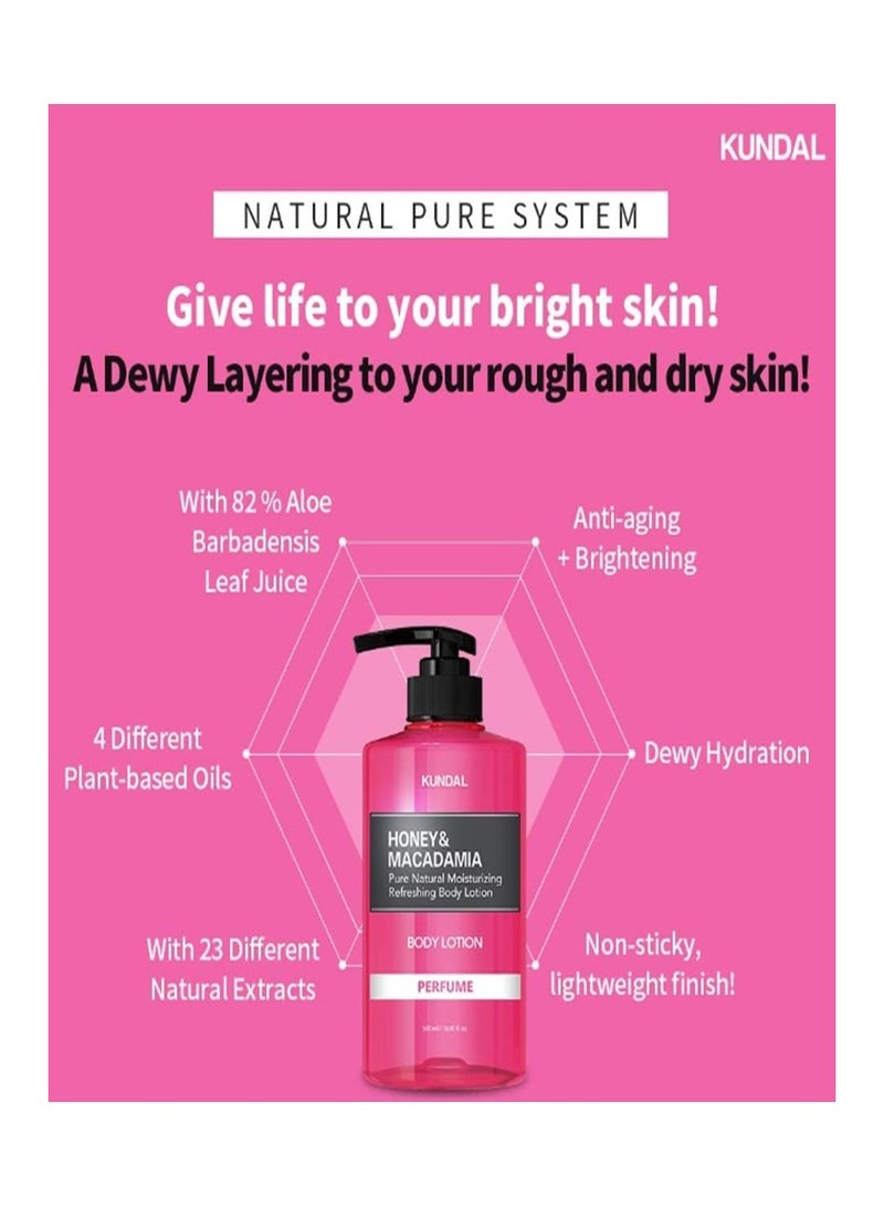 كاندال لوشن الجسم النقي بالعسل والمكاداميا بالمسك الأبيض 500 مل - Image 3