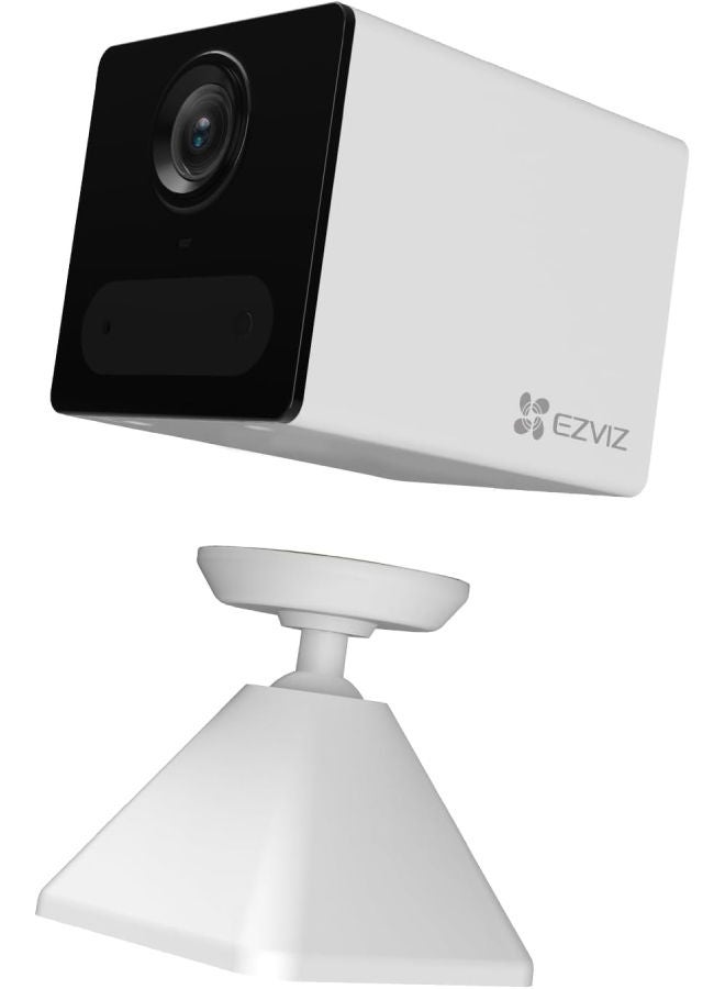 إيزفيز كاميرا أمان CB2 مع بطارية، كاميرا WiFi بدقة 1080p، كاميرا صغيرة مع كشف حركة الإنسان الذكي، محادثة ثنائية الاتجاه، تركيب بقاعدة مغناطيسية. - Image 1