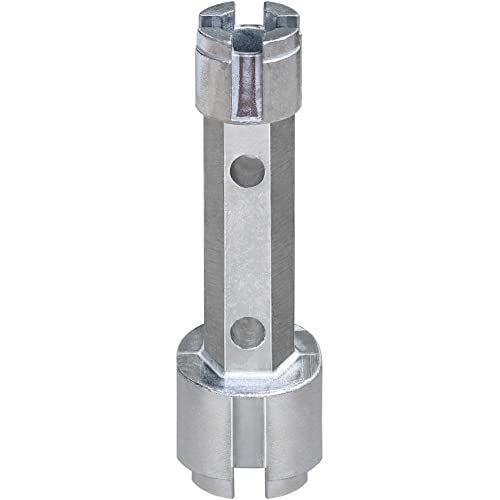 BearHut Tub Drain Remover Wrench Removal Tool Dual Ended Dumbell for Bath Drains Heavy Duty Aluminum - Image 1
