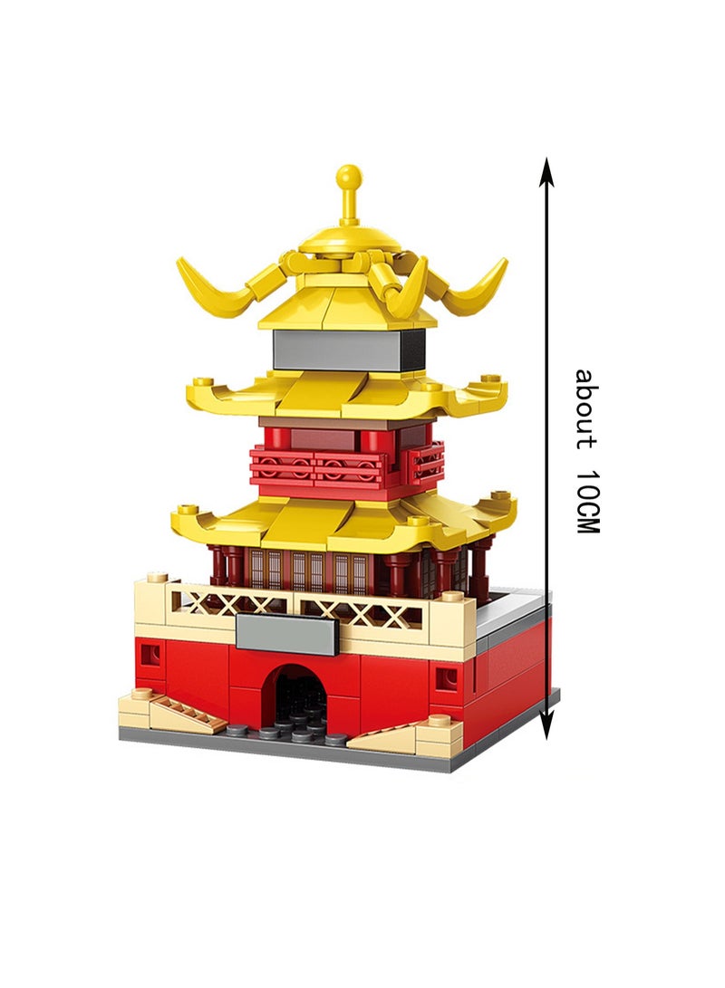 Yueyang Tower 119pcs Street View Series Building Blocks Assembly Kit Games And Engineering Toys, Home Decoration, Building Model Creative Gifts - Image 2